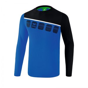 erima-5-c-longsleeve-blau-schwarz-fussball-teamsport-textil-sweatshirts-1331901.png