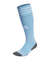adidas Adisock 23 Strumpfstutzen Blau Weiss Grau - hellblau