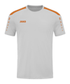 JAKO Power Trikot Kids Grau Orange F846 - grau