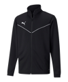 PUMA teamRISE Poly Trainingsjacke Kids Schwarz F03 - schwarz