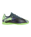 PUMA FUTURE 7 Play IN Lights Out Jr Kids Grau Weiss F03 - grau