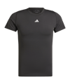 adidas Techfit Aeroready T-Shirt Schwarz - schwarz