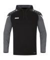 JAKO Performance Hoody Schwarz Grau F804 - schwarz