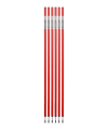 Cawila PRO Slalomstange (33mmx180cm) Rot - rot
