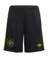 adidas Manchester United Short 3rd 2025/2026 Kids Schwarz - schwarz