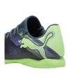 PUMA FUTURE 7 Play IN Lights Out Jr Kids Grau Weiss F03 - grau