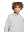 adidas Tiro 25 Travel Kapuzenjacke Kids Grau - grau