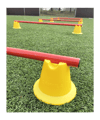 Cawila Mini-Pylone | Trainingskegel | Minihürden |  | 10er Set | Blau - blau