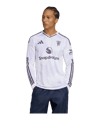 adidas Manchester United Longsleeve Trikot Away 2025/2026 Weiß - weiss