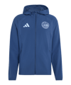 adidas Ajax Amsterdam Tiro Travel Windjacke Blau - blau