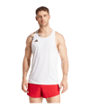 adidas Adizero Tanktop Weiß 