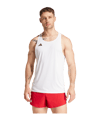 adidas Adizero Tanktop Weiß 