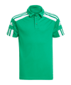 adidas Squadra 21 Poloshirt Kids Grün Weiss - gruen