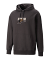 PUMA DOWNTOWN Graphic Hoody Schwarz F01 - schwarz