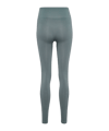 Hummel Tif Seamless High Waist Leggings Damen Grün F6126 - gruen
