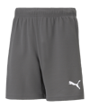 PUMA teamRISE Short Kids Grau Weiss F13 - grau