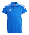 adidas Tiro 25 Competition Polo Kids Blau - blau