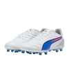 PUMA KING Pro FG/AG Formula Weiss Blau F02 - weiss