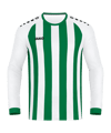 JAKO Inter Trikot langarm Weiss Grün F013 - weiss