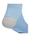 adidas Milano 23 Strumpfstutzen Blau Weiss Grau - hellblau