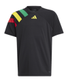 adidas Fortore 23 Trikot Kids Schwarz Grün Gelb - schwarz