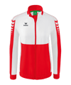 Erima Six Wings Präsentationsjacke Damen Rot Weiss - rot