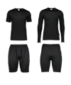 uhlsport Black Edition Torwartset Kids Schwarz F01 - schwarz
