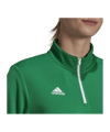 adidas Entrada 22 HalfZip Sweatshirt Damen Grün - gruen