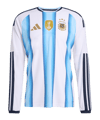 adidas Argentinien Authentic Trikot Langarm Home |  WM 2026 Weiß - weiss