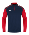 JAKO Performance Ziptop Blau Rot F909 - blau
