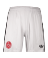adidas 1. FC Nürnberg Short Away 2026/2027 Weiß - weiss