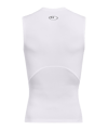 Under Armour HG Compression Tanktop Weiss F100 - weiss