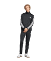 adidas 3 Stripes Trainingsanzug Schwarz - schwarz