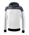 Erima Change by Hoody Kids Weiss Grau - weiss