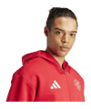 adidas Manchester United Anthem Jacke Rot - rot