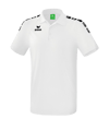 Erima Essential 5-C Poloshirt Weiss Schwarz - weiss
