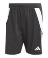 adidas Tiro 24 Short Schwarz Weiss - schwarz