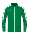 JAKO Power Polyesterjacke Grün Weiss F200 - gruen