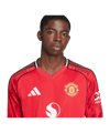 adidas Manchester United Longsleeve Trikot Home 2025/2026 Rot - rot