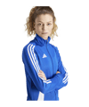 adidas Tiro 24 Trainingsjacke Damen Blau Weiss | - blau