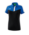 Erima Squad Poloshirt Damen | Blau Schwarz - blau