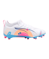 PUMA ULTRA 5 Match FG/AG Volume Up Jr Kids Weiss Blau F01