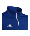 adidas Entrada 22 HalfZip Sweatshirt | Blau Weiss - blau