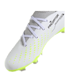 adidas Predator Accuracy.3 FG Crazyrush Kids Weiss Schwarz Gelb - weiss