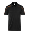 Uhlsport Stream 22 Poloshirt Schwarz Orange F22 - schwarz