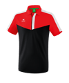 Erima Squad Poloshirt | Rot Schwarz - rot
