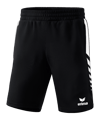 Erima SIX WINGS Short Schwarz Weiss - schwarz