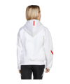 adidas FC Bayern München Anthem Kapuzenjacke Kids Weiß - weiss