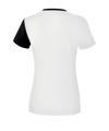 Erima 5-C T-Shirt Damen Weiss Schwarz - weiss