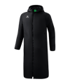 Erima Team Stadionmantel Schwarz - schwarz